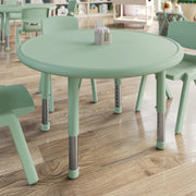 Flash Furniture YU-YCX-007-2-ROUND-TBL Plastic Table, 220 lb. Capacity - photo 7