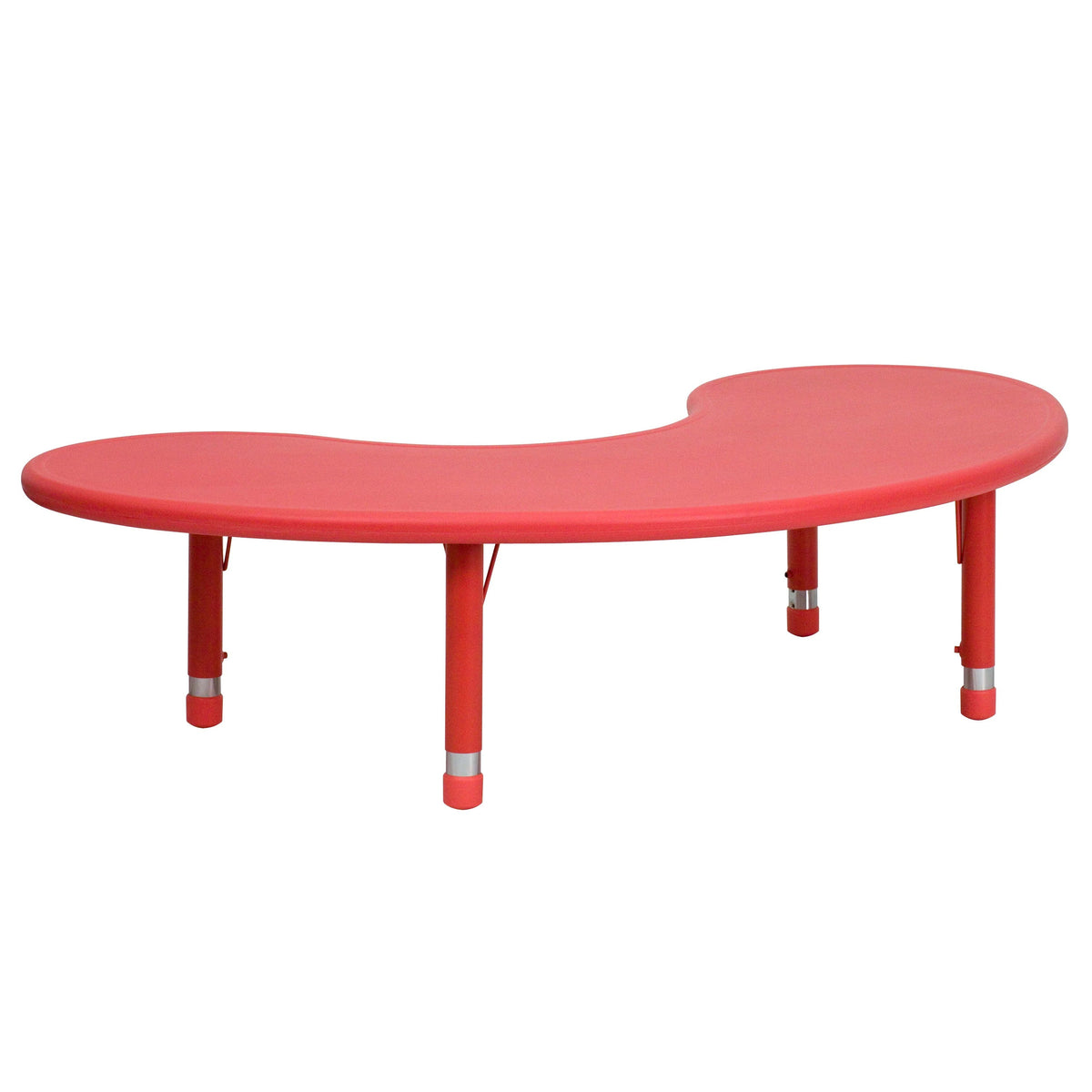Flash Furniture YU-YCX-004-2-MOON-TBL Table, 35" x 65" - Red