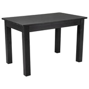 Flash Furniture XA-F Table, 30" High, Black - 46"