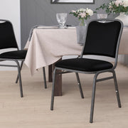 Flash Furniture NG-108-SV-BK-VYL-GG Banquet Chair, 17 3/4" Wide - photo 2