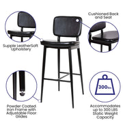 Flash Furniture AY-S01 Bar Stool, 18" Wide, 2/Pack - photo 4