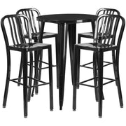 Flash Furniture CH-51090BH-4-30VRT Table, 30" Diameter - Black