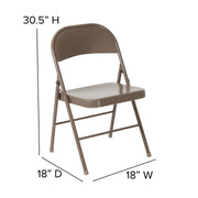 Flash Furniture BD-F002 Folding Chair, 18" Wide - photo 4