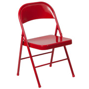 Flash Furniture BD-F002 Folding Chair, 18" Wide - Red