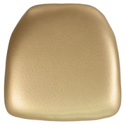 Flash Furniture Vinyl Chair Cushion, 15 1/2" Wide - Gold