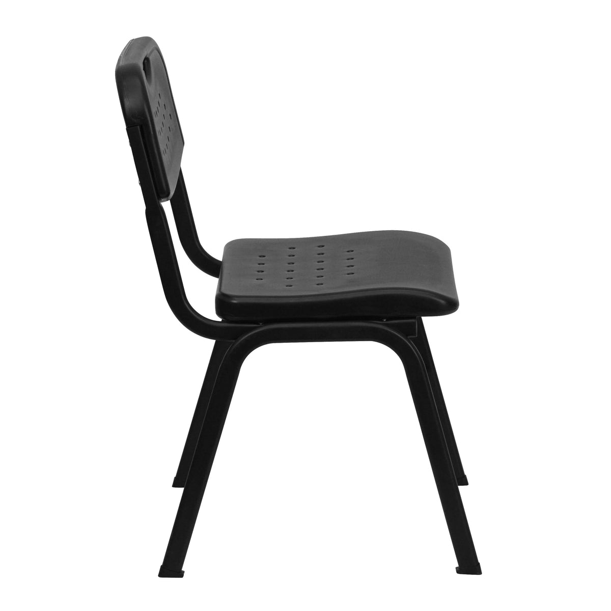 Flash Furniture RUT-GK01-BK-GG Chair, 16 1/4" Wide, Black - photo 7
