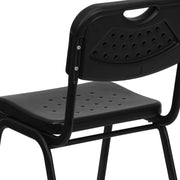 Flash Furniture RUT-GK01-BK-GG Chair, 16 1/4" Wide, Black - photo 9