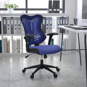Flash Furniture BL-ZP-806-BK-LEA-GG Office Chair, 25 3/4" Wide, Black - photo 2