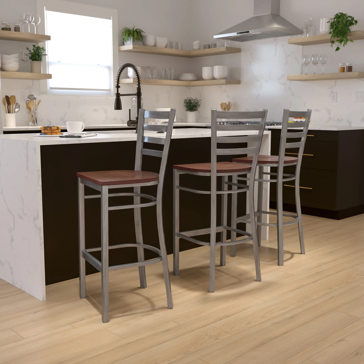 Flash Furniture XU-DG697BLAD-CLR-BAR Restaurant Bar Stool, 17" Wide - photo 6