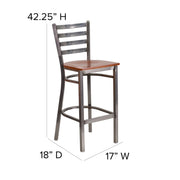 Flash Furniture XU-DG697BLAD-CLR-BAR Restaurant Bar Stool, 17" Wide - photo 8