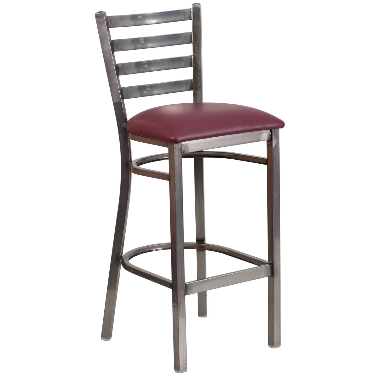 Flash Furniture XU-DG697BLAD-CLR-BAR Restaurant Bar Stool, 17" Wide - Burgundy