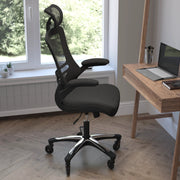 Flash Furniture BL-X-5H-RLB-GG Office Chair, 25 1/2" Wide, Black - photo 5