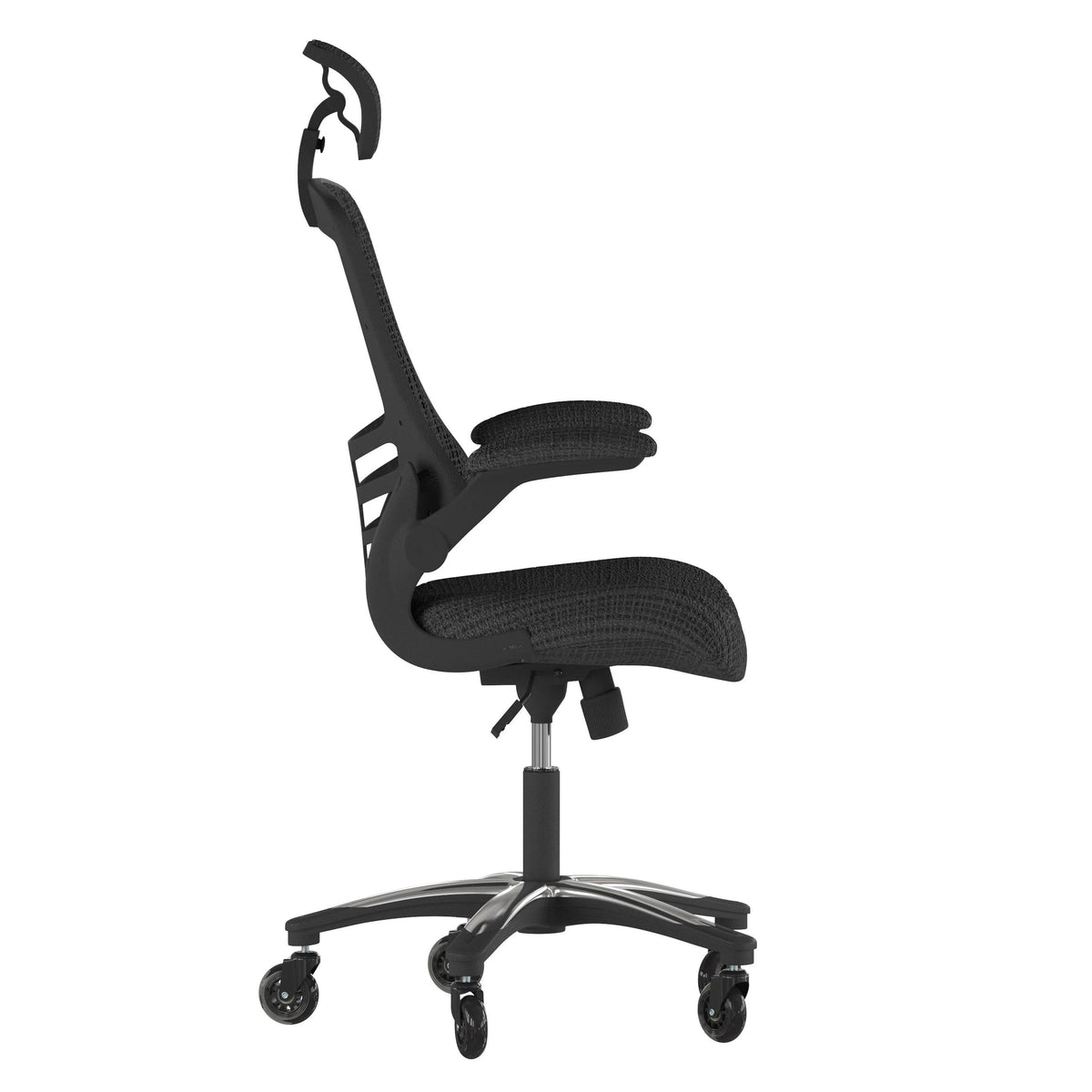 Flash Furniture BL-X-5H-RLB-GG Office Chair, 25 1/2" Wide, Black - photo 7