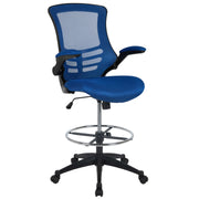 Flash Furniture BL-X-5M-D Drafting Stool, 24 1/2" Wide - Blue
