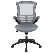 Flash Furniture BL-X-5M-LEA-GG Office Chair, 25 3/4" Wide, Black - photo 8