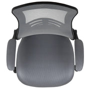 Flash Furniture BL-X-5M-LEA-GG Office Chair, 25 3/4" Wide, Black - photo 9