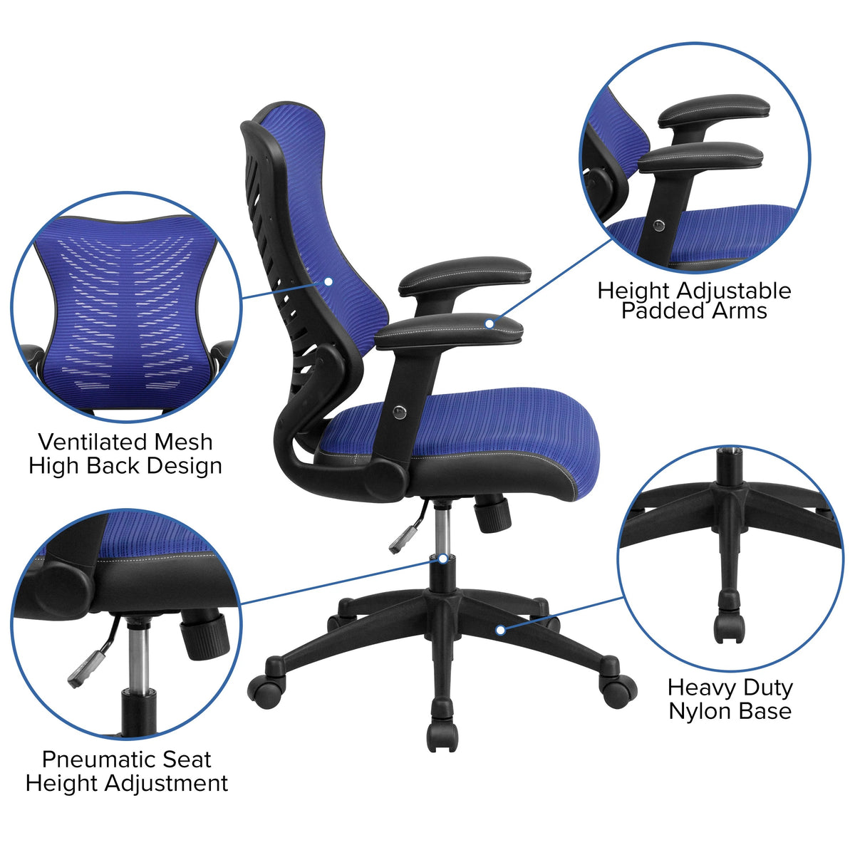 Flash Furniture BL-ZP-806 Office Chair, 25 3/4" Wide - photo 3