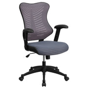 Flash Furniture BL-ZP-806 Office Chair, 25 3/4" Wide - Gray