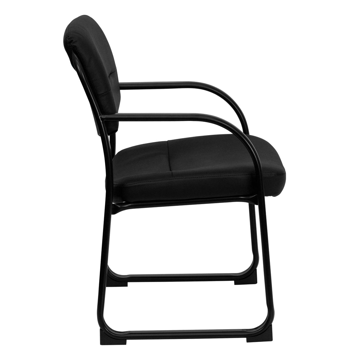 Flash Furniture BT-510-LEA-BK-GG Chair, 23" Wide, Black - photo 6