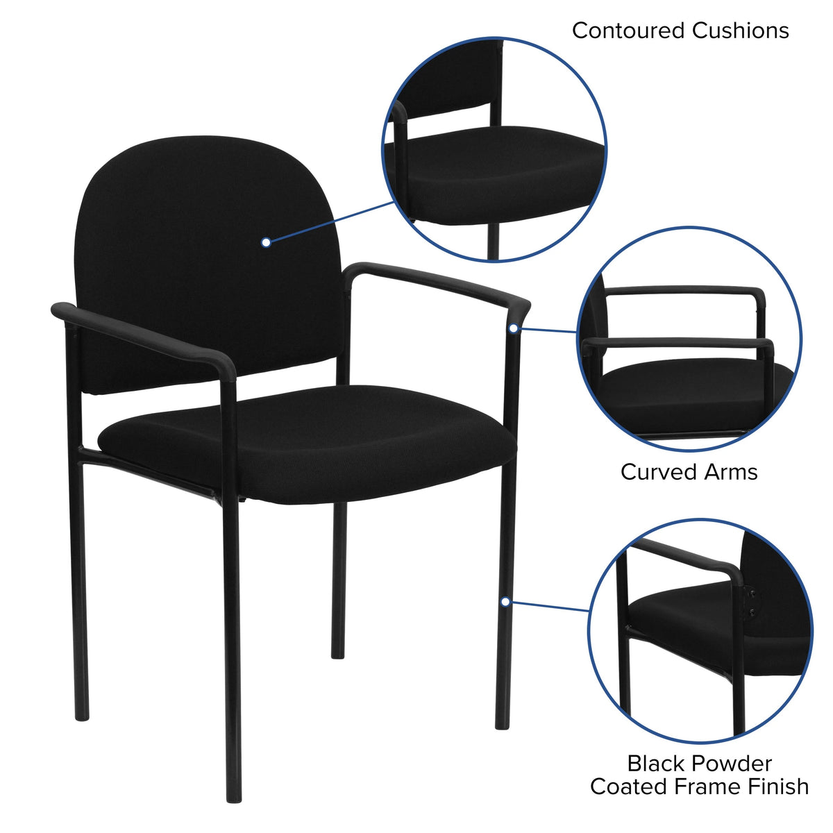 Flash Furniture BT-516-1 Chair, 23 3/4" Wide - photo 3