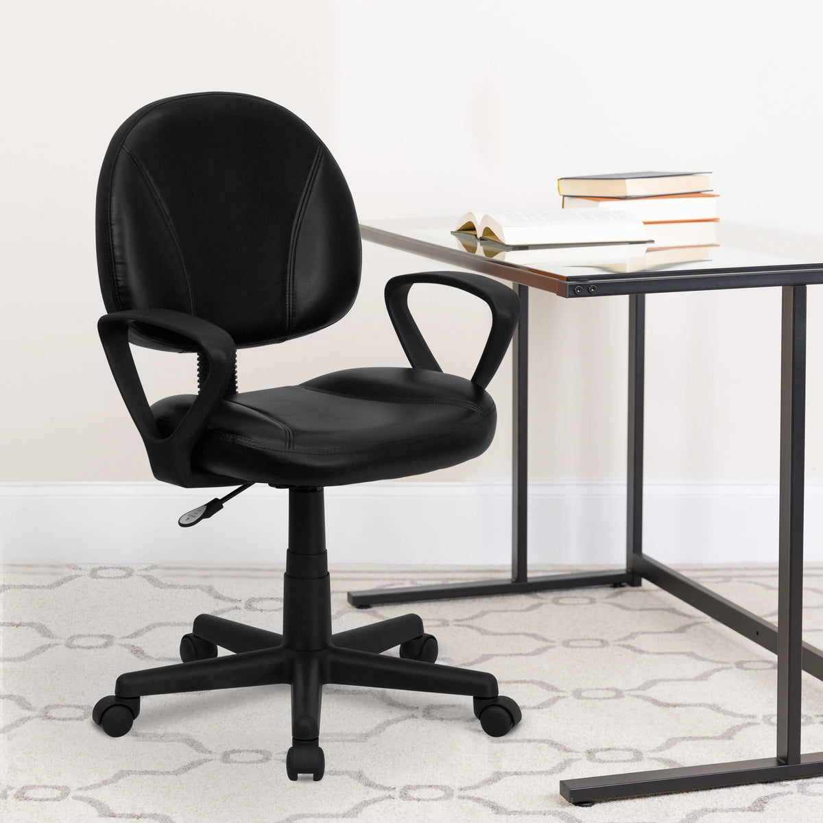 Flash Furniture BT-688-BK-A-GG Task Chair, 23 1/2" Wide, Black - photo 2