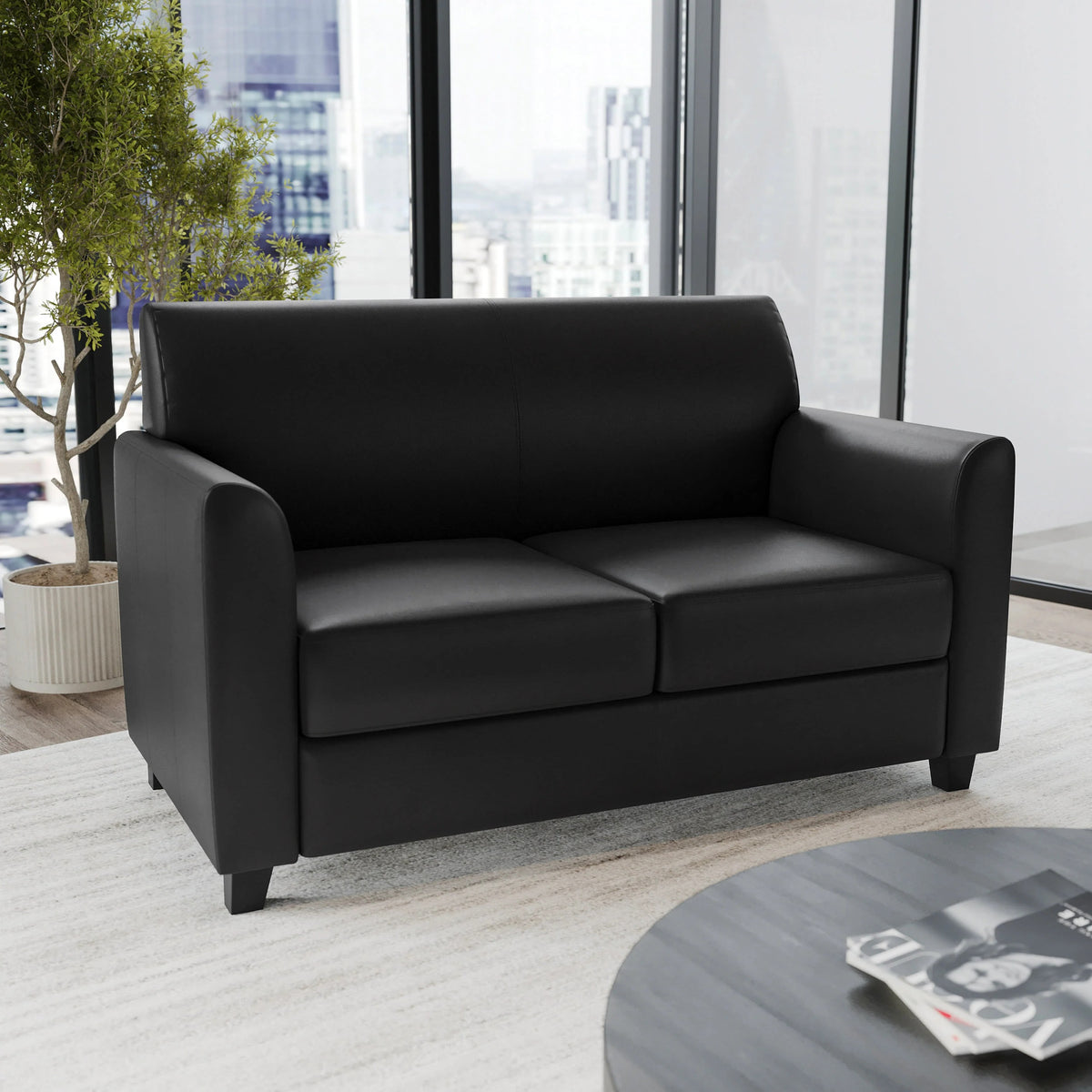 Flash Furniture BT-827-2 Hercules Diplomat Loveseat, 52" Wide - photo 2