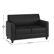 Flash Furniture BT-827-2 Hercules Diplomat Loveseat, 52" Wide - photo 4
