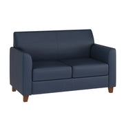 Flash Furniture BT-827-2 Hercules Diplomat Loveseat, 52" Wide - Navy LeatherSoft