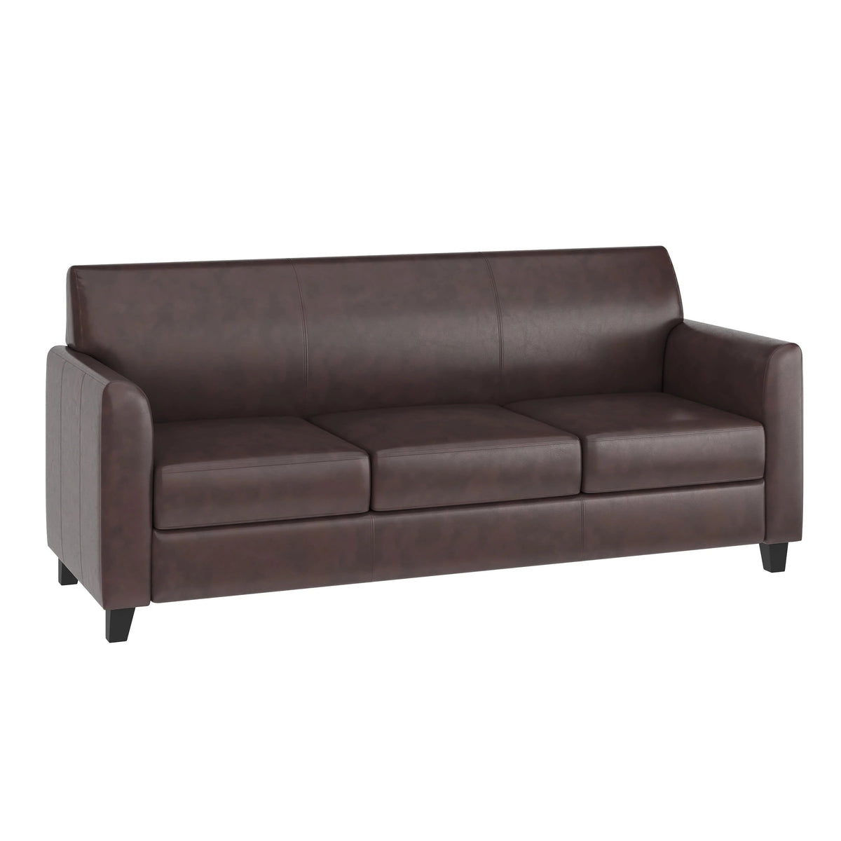 Flash Furniture BT-827-3 Hercules Diplomat Sofa, 70" Wide - Brown