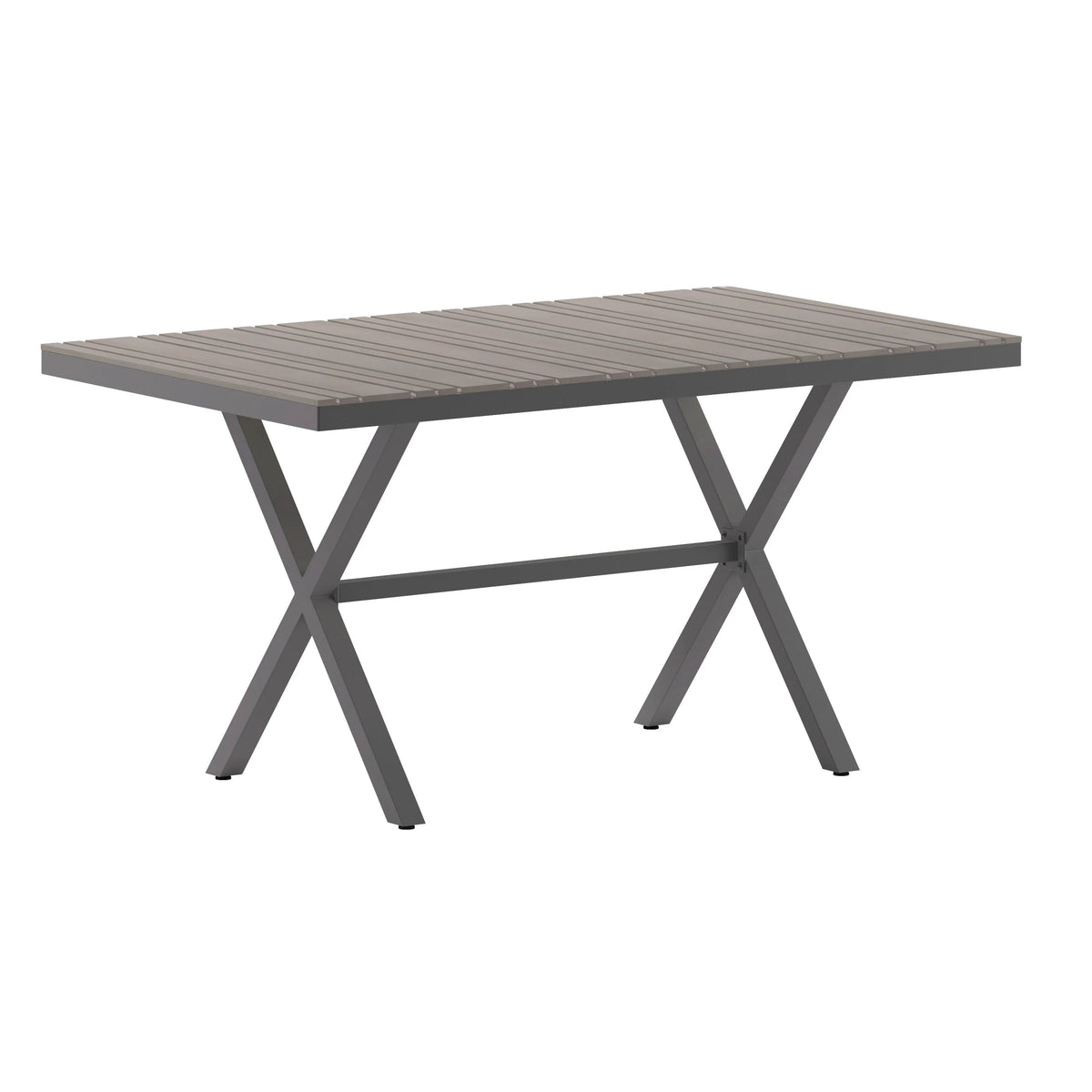 Flash Furniture SB-TB288 Table, 59" Wide - Gray