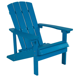 Flash Furniture JJ-C14501 Adirondack Chair, 29 1/2" Wide - Blue