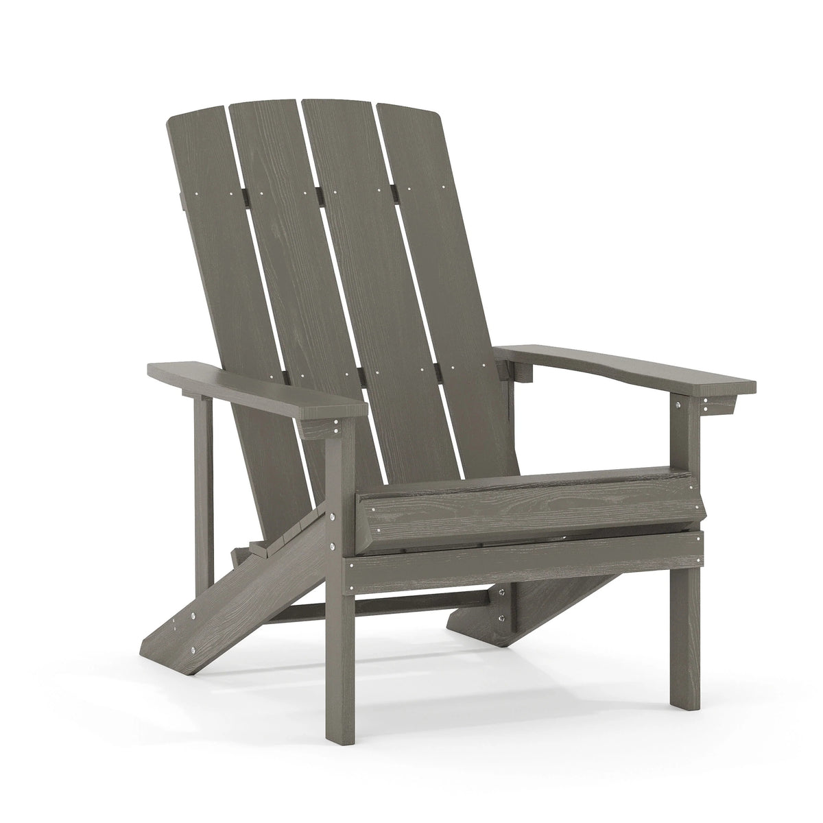 Flash Furniture JJ-C14501 Adirondack Chair, 29 1/2" Wide - Gray