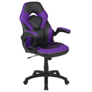 Flash Furniture CH-00095 Video Game Chair, 24 3/4" Wide - Purple