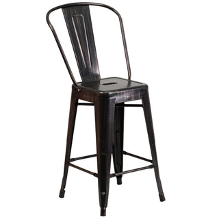 Flash Furniture CH-31320-24GB-BQ-GG Stool, 17 3/4" Wide - Default Title