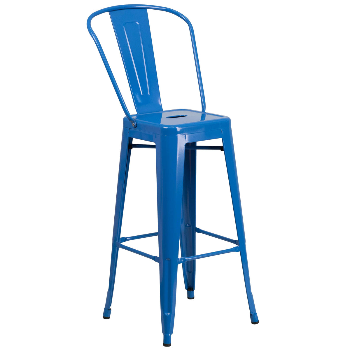 Flash Furniture CH-31320-30GB Bar Stool, 17 3/4" Wide - Blue