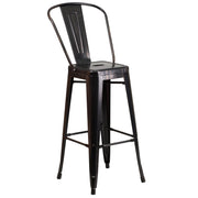 Flash Furniture CH-31320-30GB-BQ-GG Bar Stool, 17 3/4" Wide - Default Title