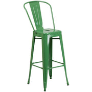 Flash Furniture CH-31320-30GB Bar Stool, 17 3/4" Wide - Green