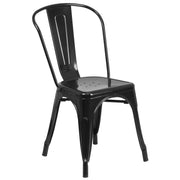 Flash Furniture Chair, 18" Wide - Black