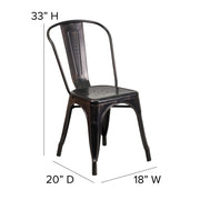 Flash Furniture CH-31230-SIL-GG Chair, 18" Wide - photo 4