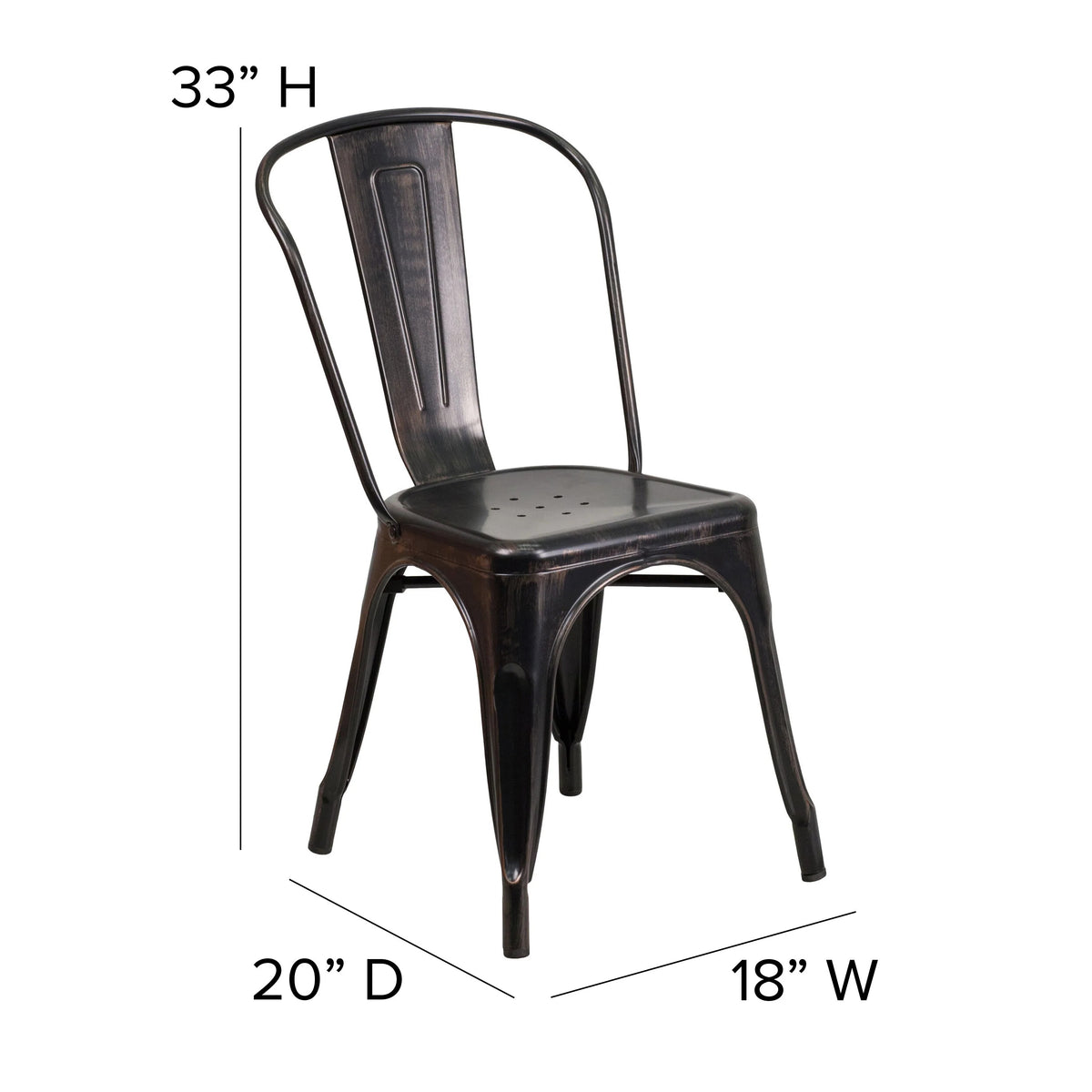 Flash Furniture CH-31230-SIL-GG Chair, 18" Wide - photo 4