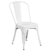 Flash Furniture Chair, 18" Wide - White