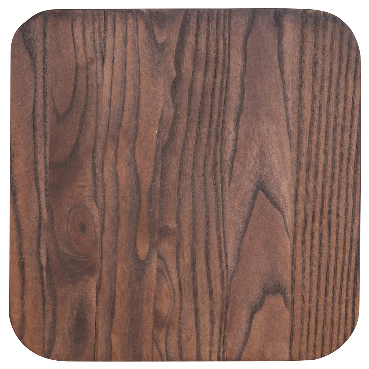 Flash Furniture CH-31320M1D-GG Wood Seat, 12" Wide, Brown - Default Title