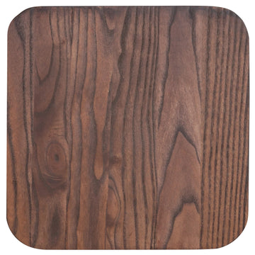 Flash Furniture CH-31320M1D-GG Wood Seat, 12" Wide, Brown - Default Title