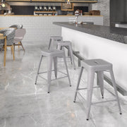 Flash Furniture CH-31320-24-BQ-GG Stool, 16" Wide - photo 2
