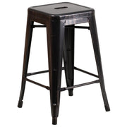 Flash Furniture CH-31320-24-BQ-GG Stool, 16" Wide - Default Title