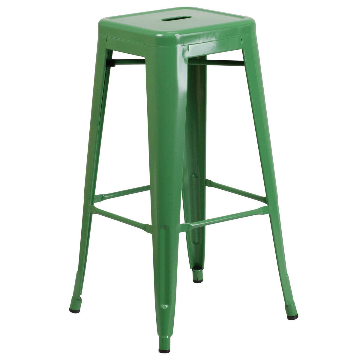 Flash Furniture Bar Stool, 17" Wide - Green