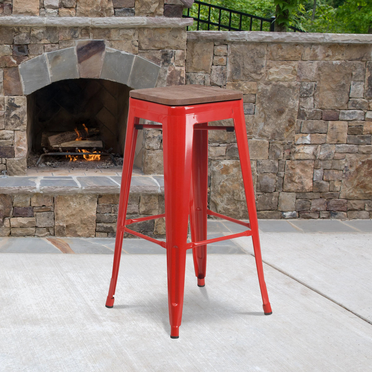 Flash Furniture CH-31320-30 Bar Stool, 17" Wide - photo 2