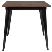 Flash Furniture Table, Brown - photo 4