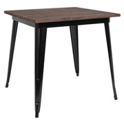 Flash Furniture Table, Brown - 31 1/2"