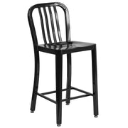 Flash Furniture CH-61200-24 Stool, 15 3/4" Wide - Black